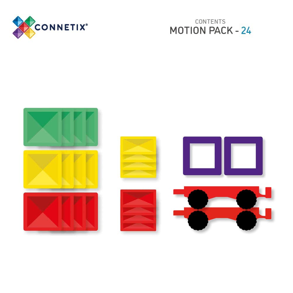 (PRE-ORDER) CONNETIX Rainbow Motion Pack 24 pcs