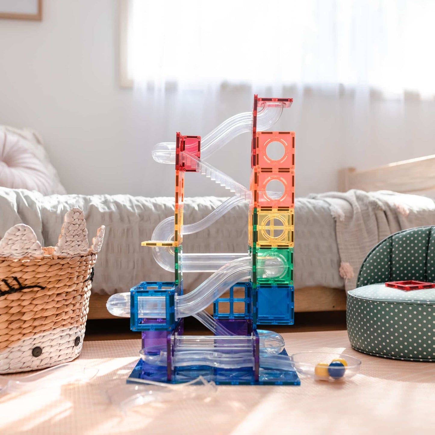 (PRE-ORDER) CONNETIX Rainbow Square Pack 42 pc