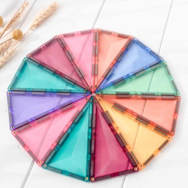 (PRE-ORDER) CONNETIX Pastel Geometry Pack 40 pc