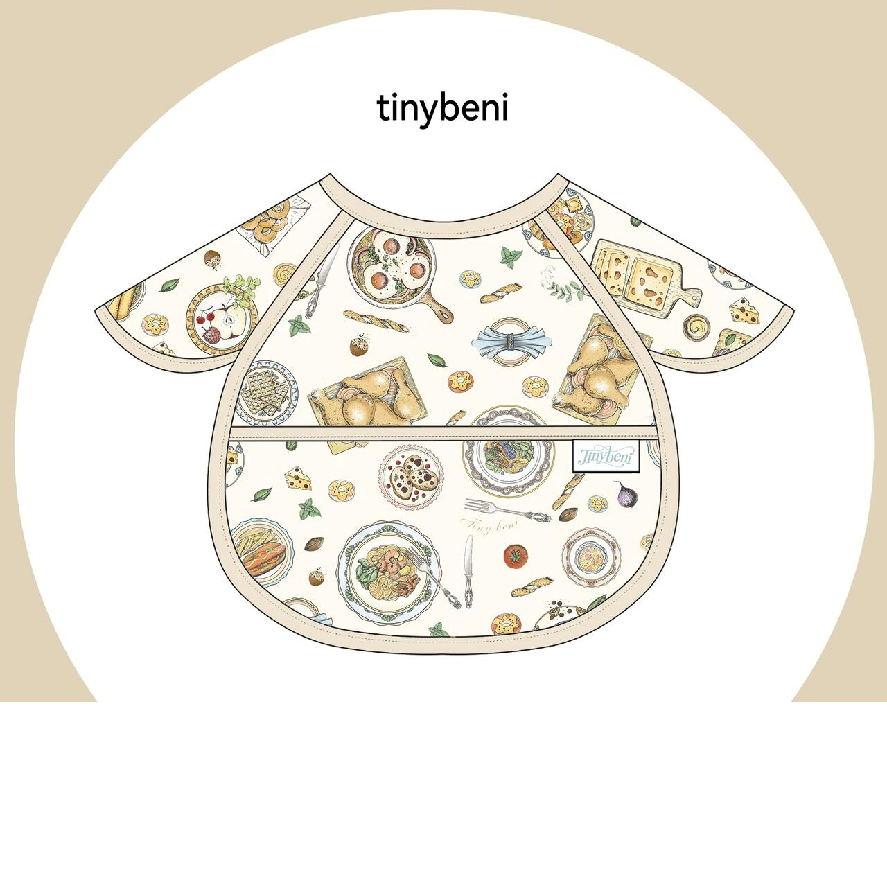 (PRE-OREDER) Tiny Beni Waterproof Bib
