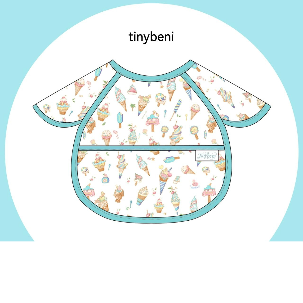 (PRE-OREDER) Tiny Beni Waterproof Bib