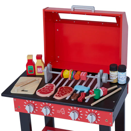 (PRE-ORDER)Teamson Kids Little Helper Backyard BBQ Grill Playset
