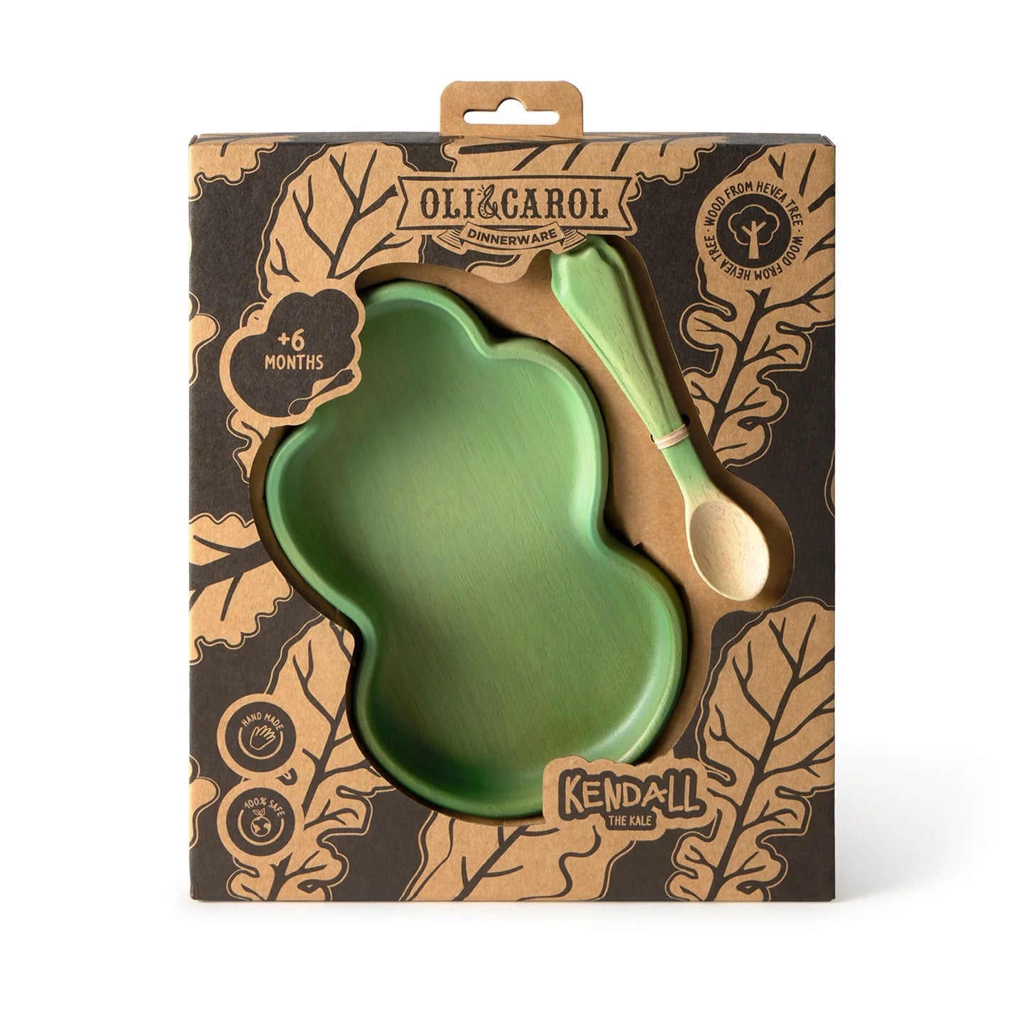 (Pre-Order) Oli&Carol Kendall The Kale Plate & Spoon Set