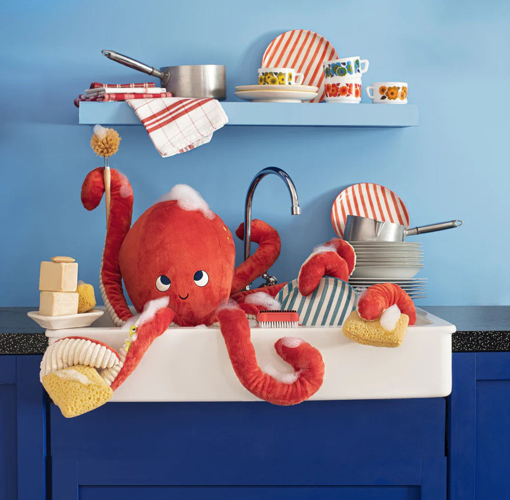 (Pre-Order) Moulin Roty Large Octopus Soft Toy Adventures de Paulie