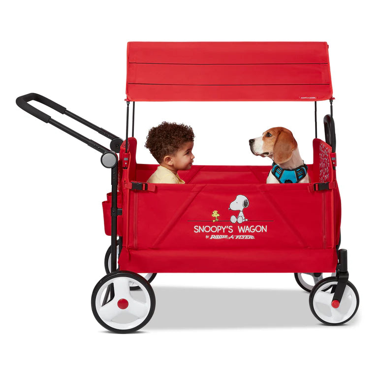 (PRE-ORDER) Radio Flayer Snoopy's Kid and Pet Wagon