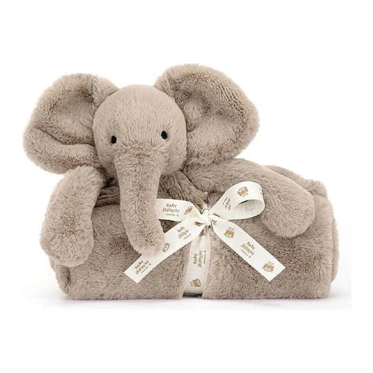 (PRE-ORDER)Jellycat Smudge Elephant Blankie