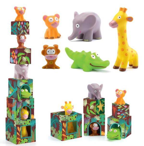 (Pre-Order) Djeco Maxi Topanijungle Blocks