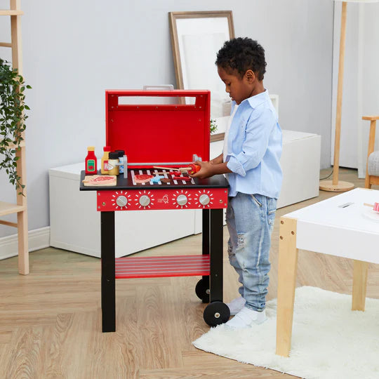 (PRE-ORDER)Teamson Kids Little Helper Backyard BBQ Grill Playset