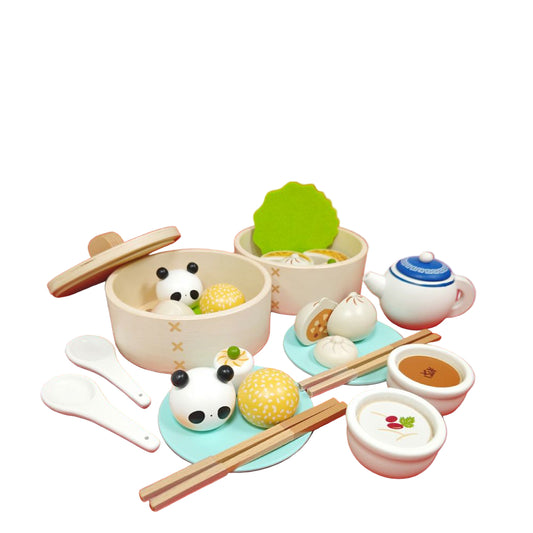 (Pre-Order) Woody Puddy First Play House Dim Sum Set