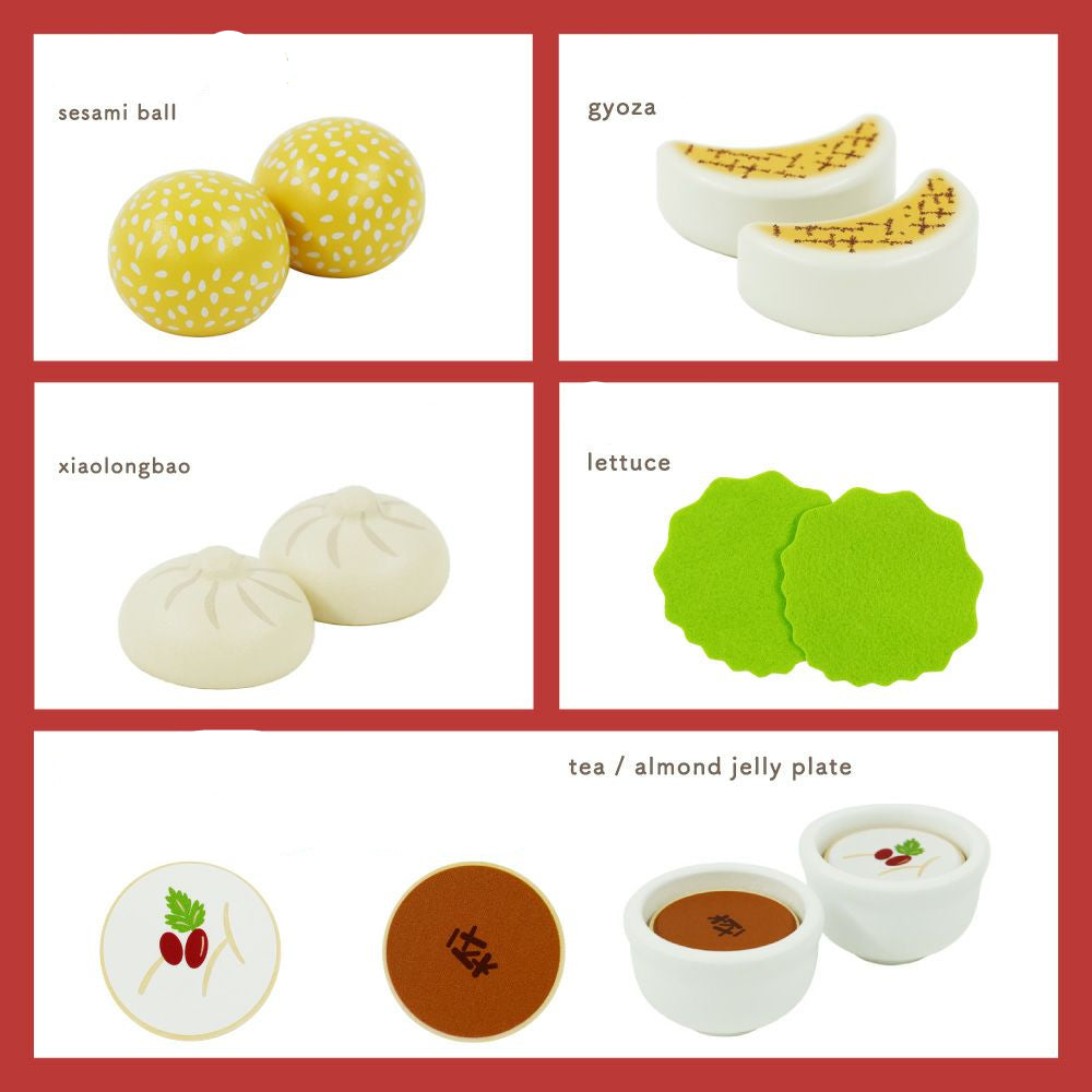 (Pre-Order) Woody Puddy First Play House Dim Sum Set