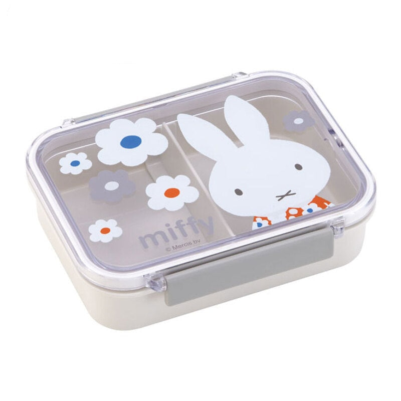 (Pre-Order) Skater Dishwasher-safe tightwear, 1-tier/550ml, Miffy Monotone