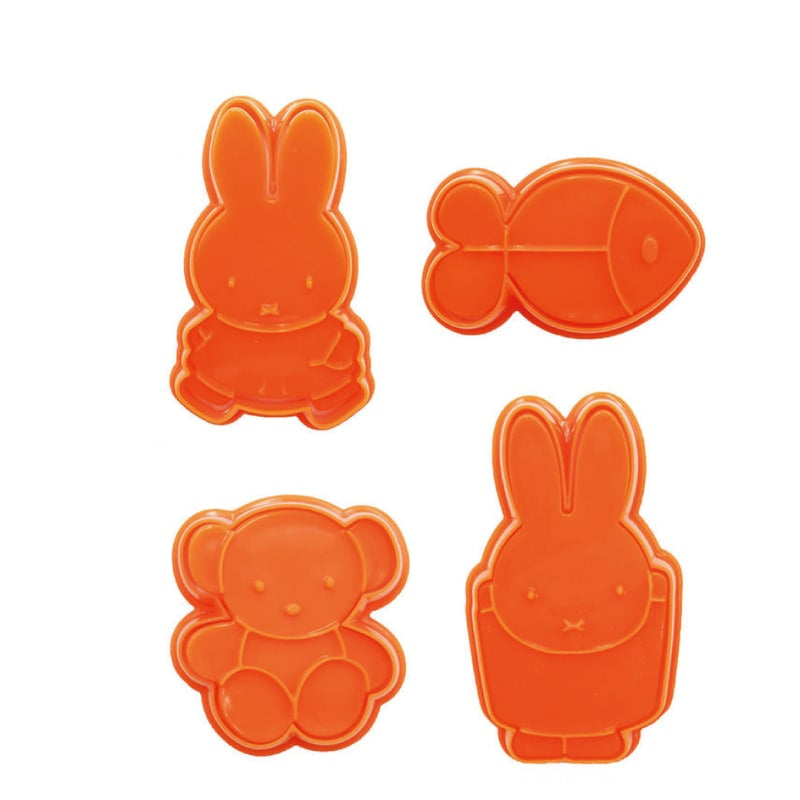(Pre-Order) Skater Set of 4 Stamp Cookie Molds Miffy