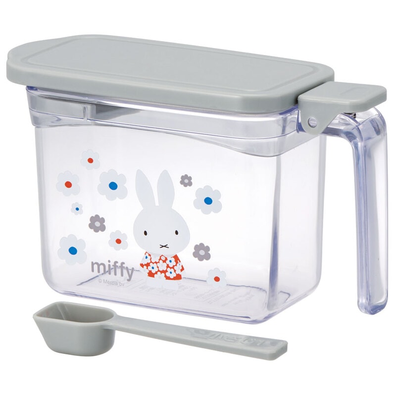 (Pre-Order) Skater 380ml Condiment Pot with One-Push Opening, Perfect for Sugar and Salt,Miffy, and Bunny Designs
