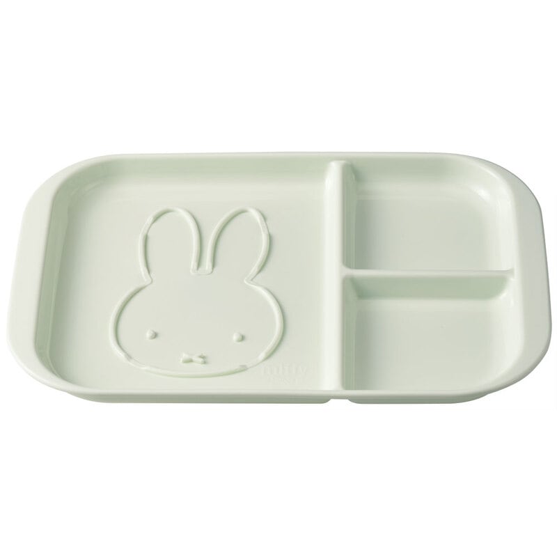 (Pre-Order) Skater Single-plate breakfast plate with dividers Miffy Bunny