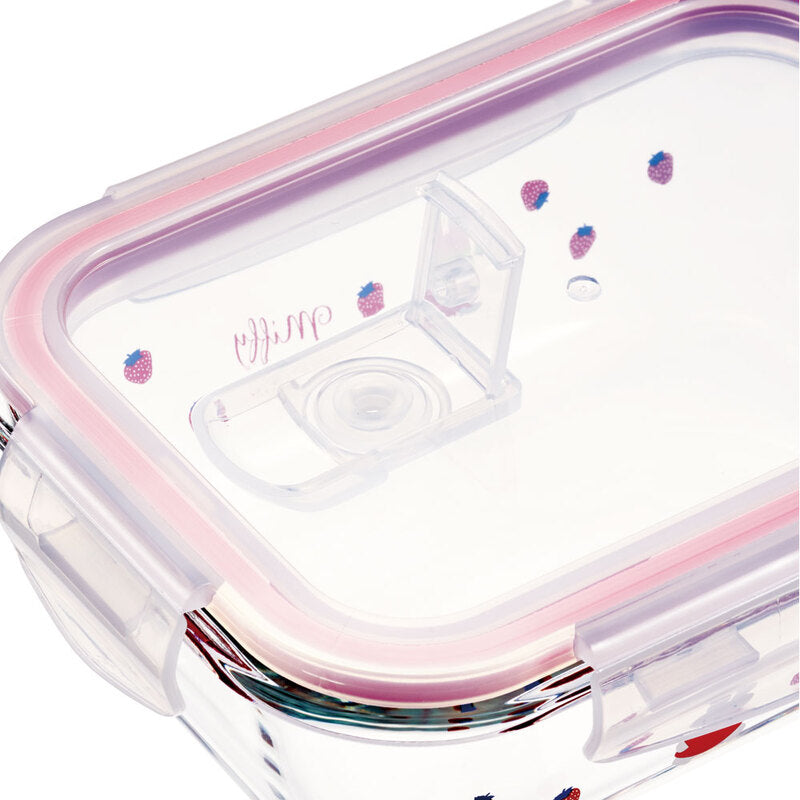 (Pre-Order) Skater Heat-resistant glass container, 650ml designed by Miffy