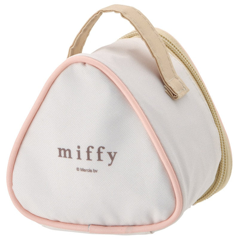 (Pre-Order) Skater Insulated rice ball case for 2 rice balls, rice ball pouch, Miffy