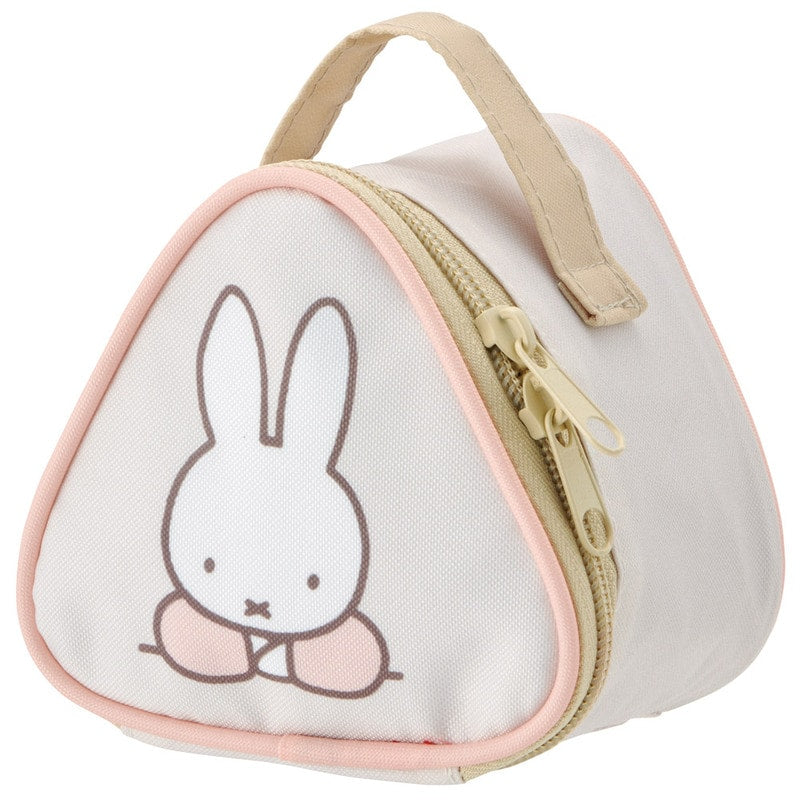 (Pre-Order) Skater Insulated rice ball case for 2 rice balls, rice ball pouch, Miffy