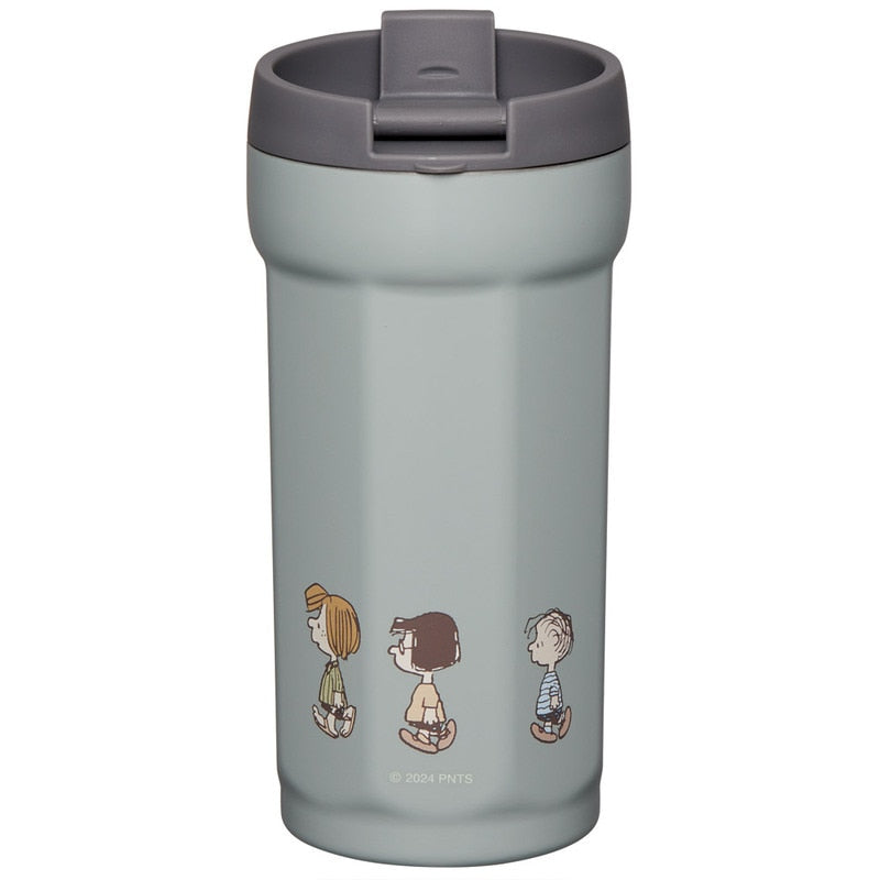 (Pre-Order) Skater Octagonal Stainless Steel Tumbler, 350ml, with Lid Snoopy, Peanuts