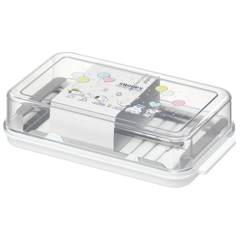 (Pre-Order) Skater Butter Case Cut Stainless Steel 200g Butter Cut with Cutter Dishwasher Snoopy