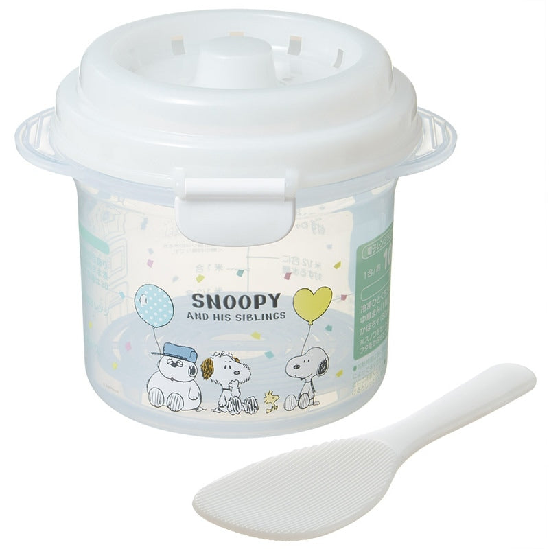 (Pre-Order) Skater Microwave Cookware, 1-Cup Rice Cooker Snoopy Balloon