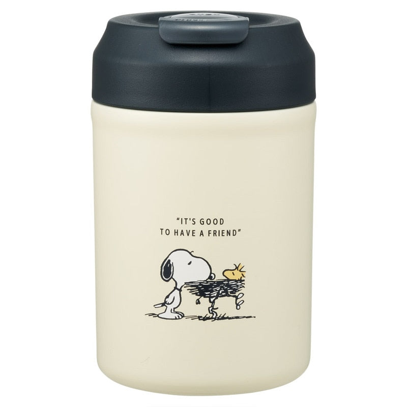 (Pre-Order) Skater Easy Mug Bottle Water Bottle 380ml Warm Cold Insulation Stainless Steel One Push  Snoopy