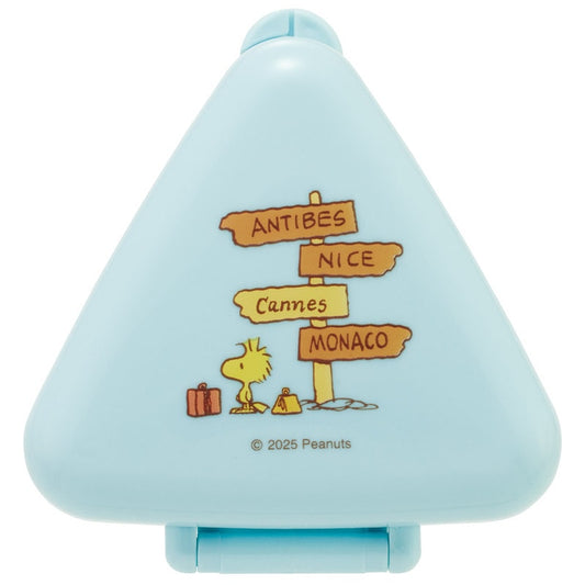 (Pre-Order) Skater Antibacterial Onigiri Case Triangle Bento Range Compatible Portable Non-Crushable Non-Collapse Snoopy