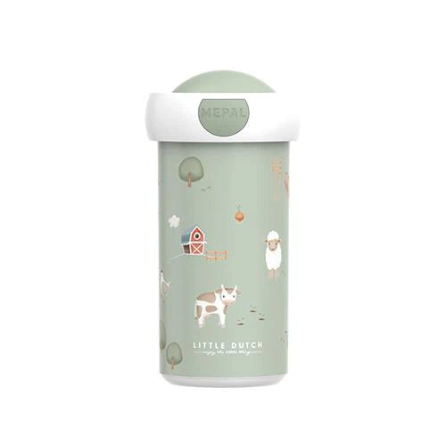 (Pre-Order) School cup - Green - Little Farm