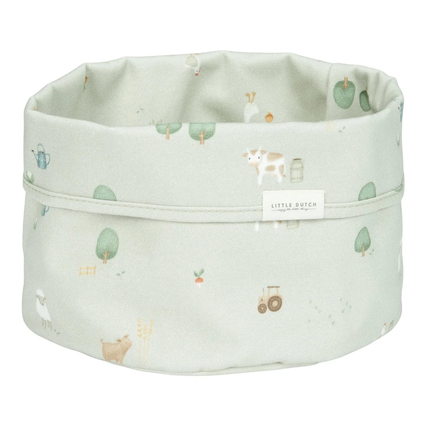 (Pre-Order) Basket round - Green - Little Farm