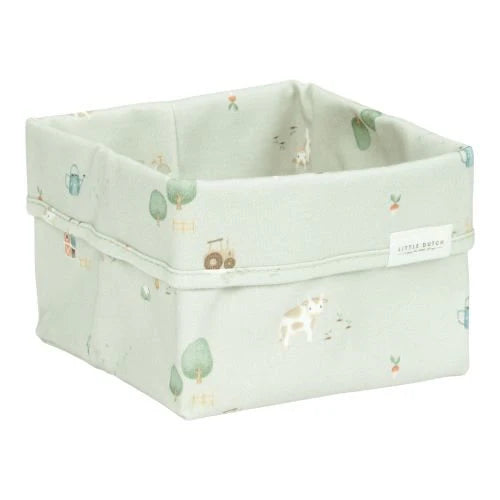 (Pre-Order) Little Dutch Storage basket small - Green - Little Farm