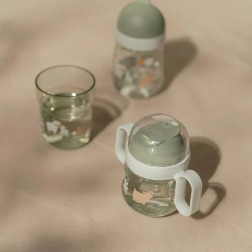 (Pre-Order) Little Dutch Anti-leak cup - Green - Little Farm