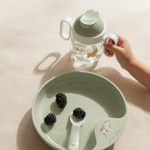 (Pre-Order) Little Dutch Anti-leak cup - Green - Little Farm