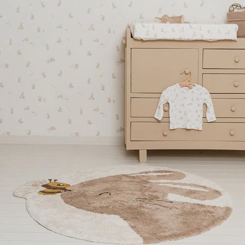 (Pre-Order) Little Dutch Rabbit rug - Beige