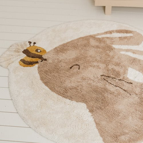 (Pre-Order) Little Dutch Rabbit rug - Beige