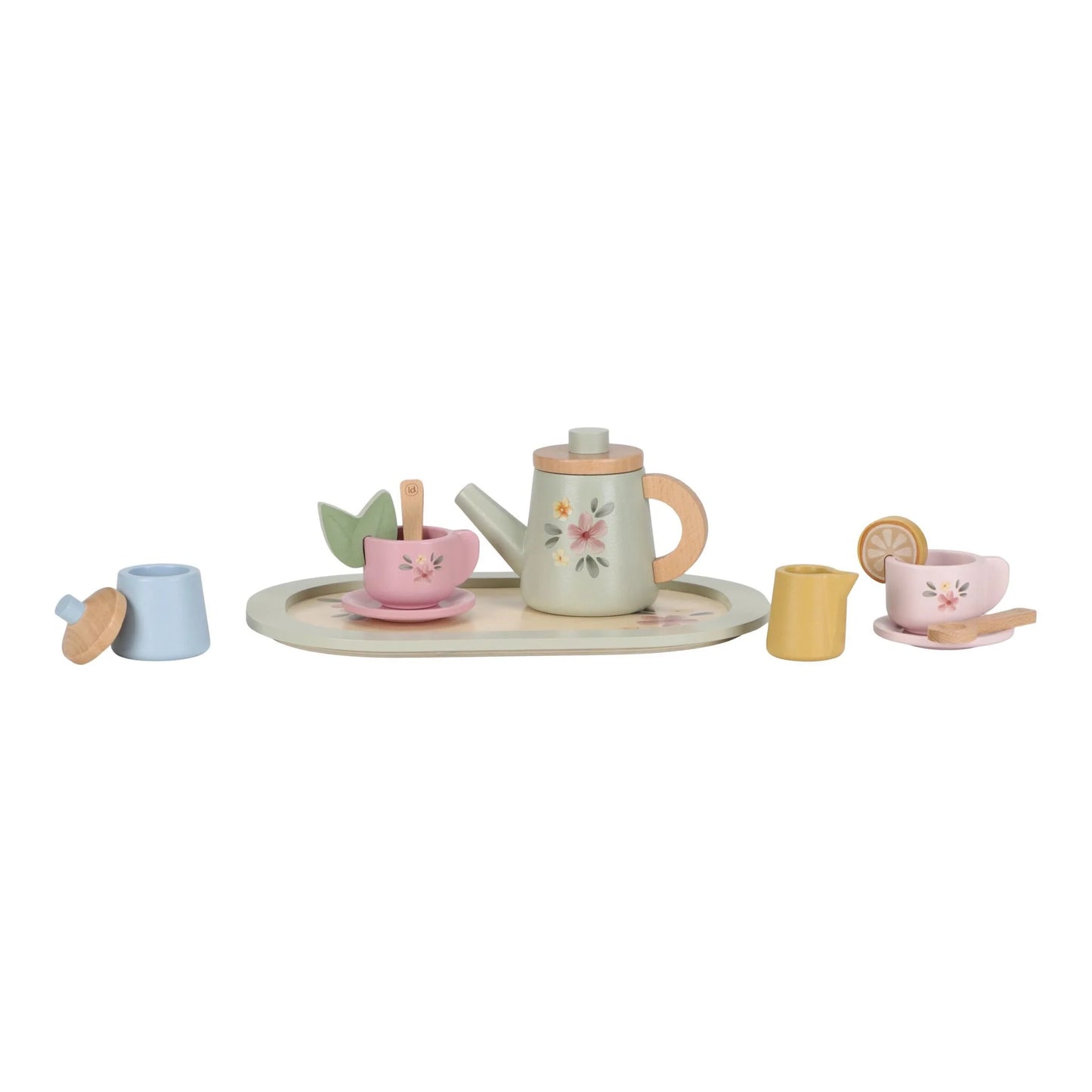 (Pre-Order) Little Dutch Wooden tea set - Multicolored - Essentials