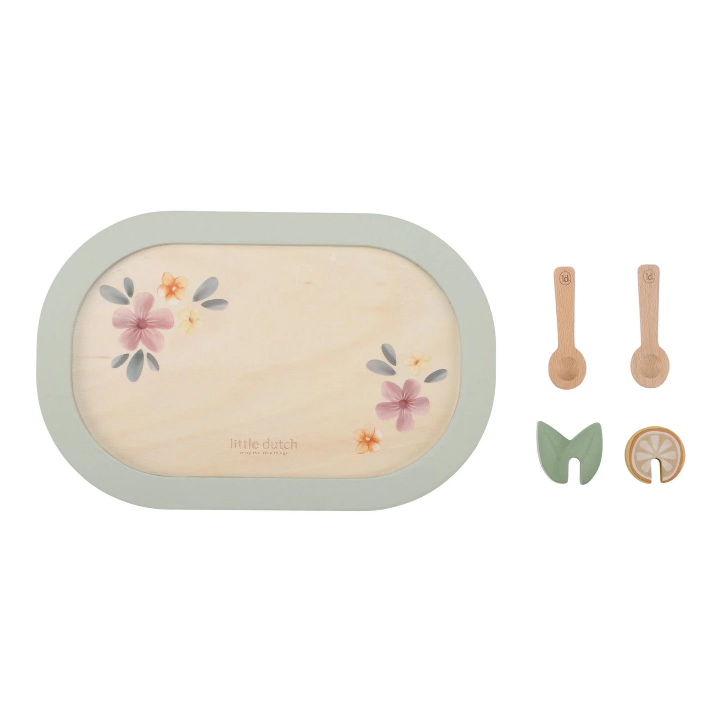 (Pre-Order) Little Dutch Wooden tea set - Multicolored - Essentials
