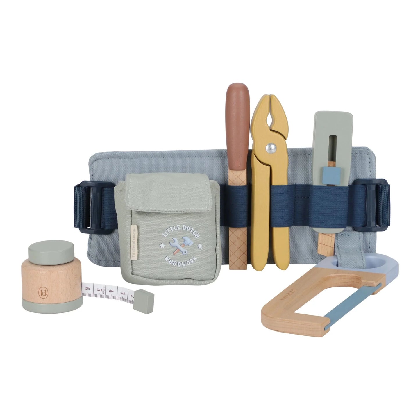 (Pre-Order) Little Dutch Wooden tool belt - Blue - Essentials