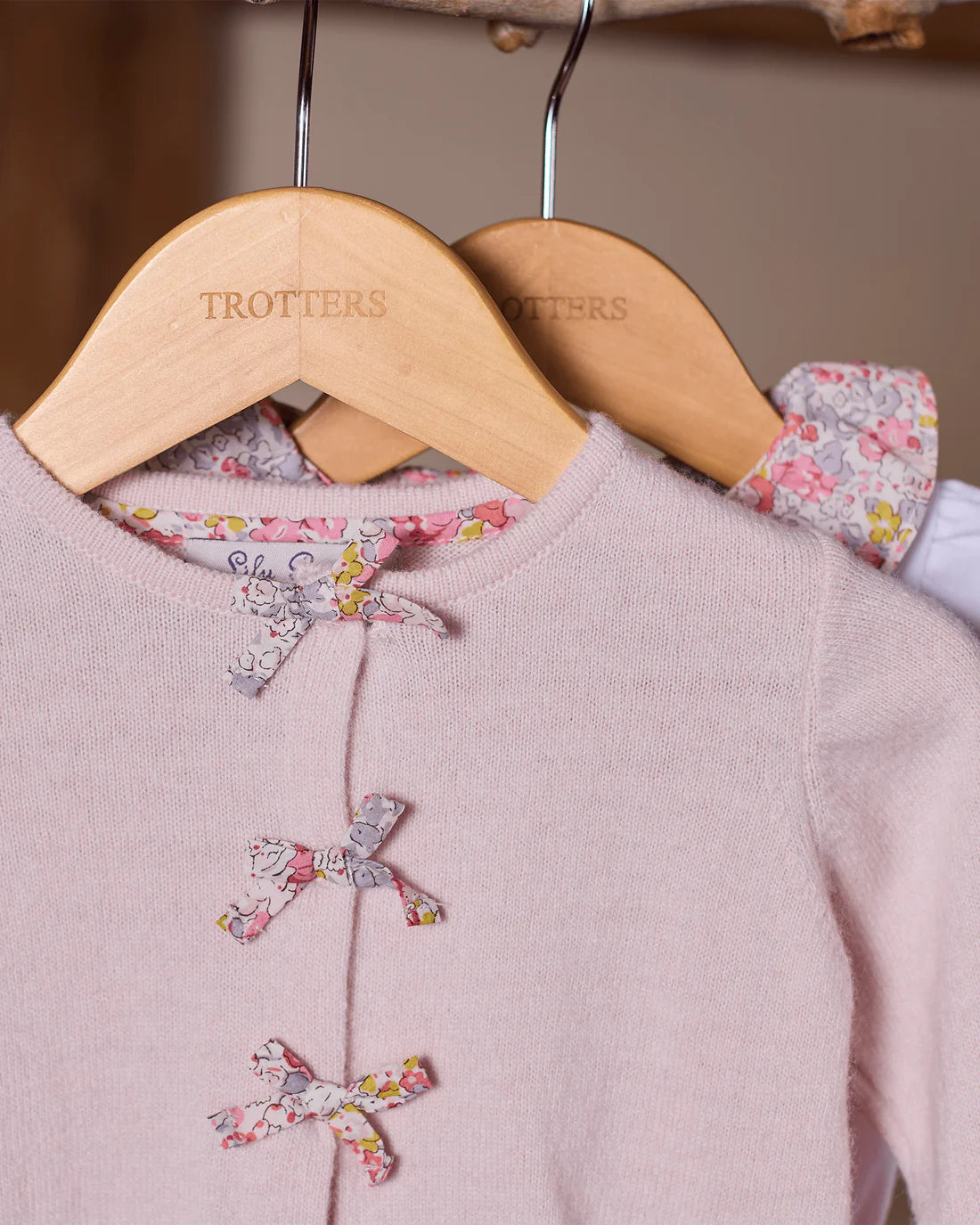 (Pre- Order) Trotters Claire Aude Baby Bow Cardigan