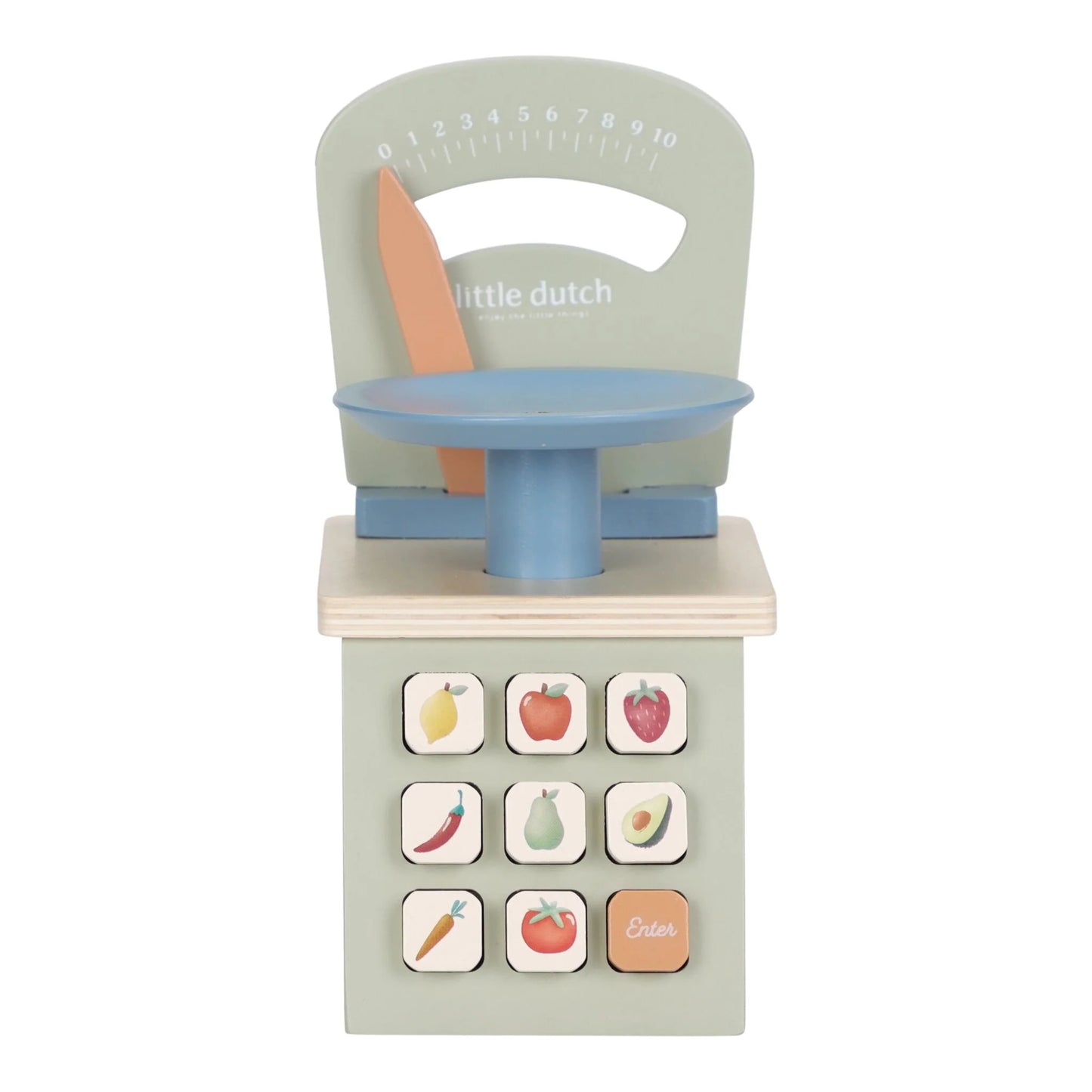 (Pre-Order) Liitle Dutch Wooden play scale - Green - Essentials