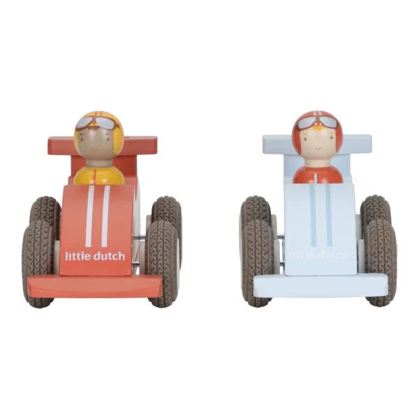 (Pre-Order) Little Dutch Pullback race cars - Multicolored - Essentials