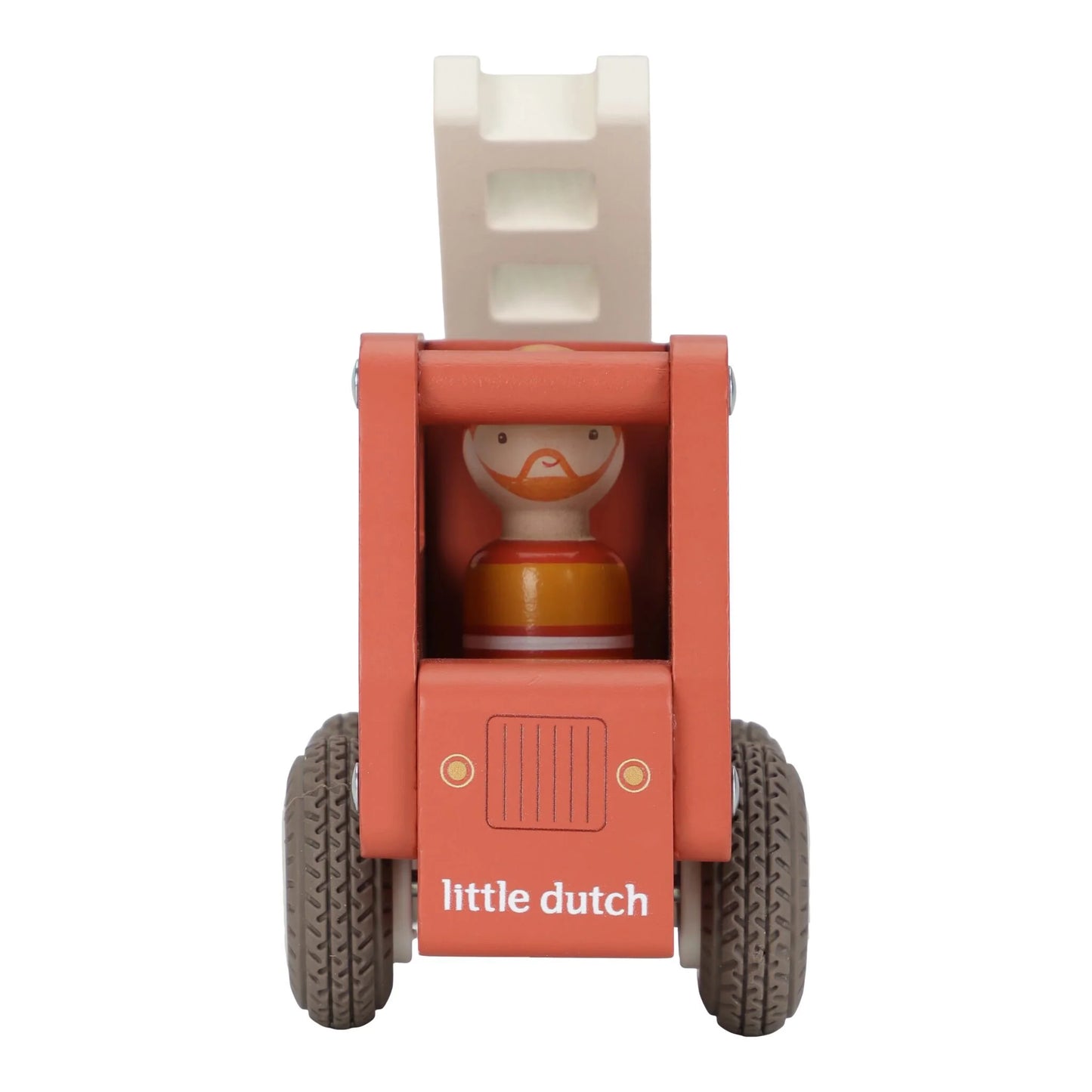 (Pre-Order) Little Dutch Wooden fire truck – Red – Essentials