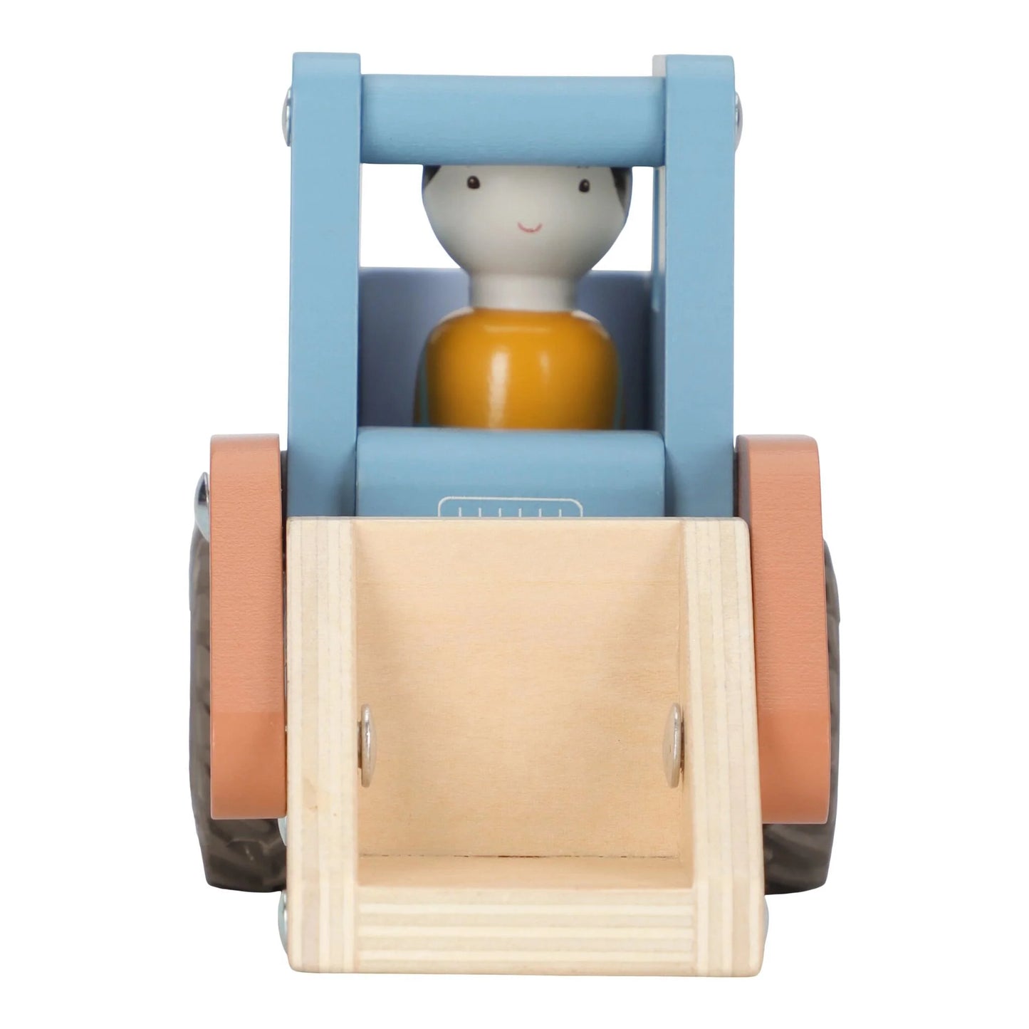 (Pre-Order) Little Dutch Wooden bulldozer – Blue – Essentials