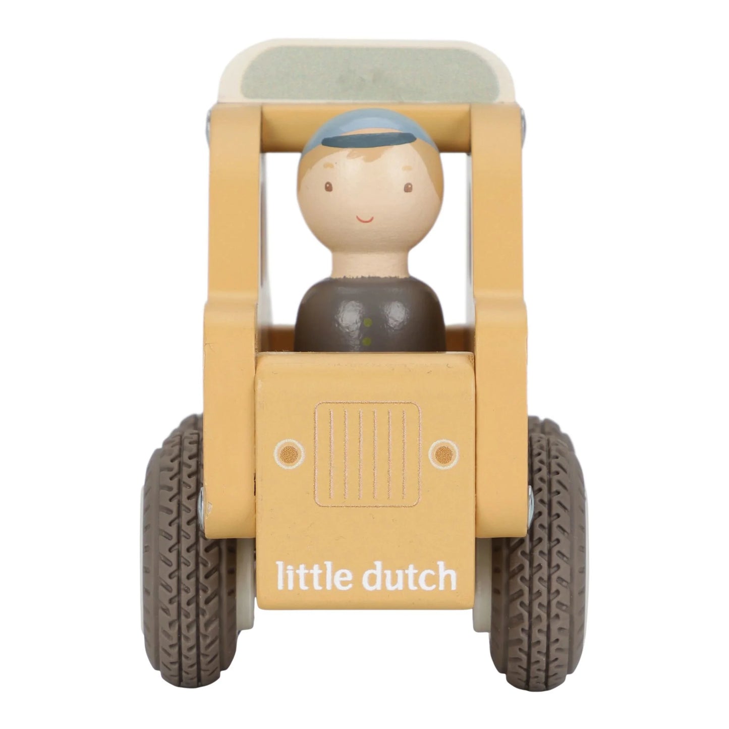 (Pre-Order) Little Dutch Wooden taxi – Yellow – Essentials