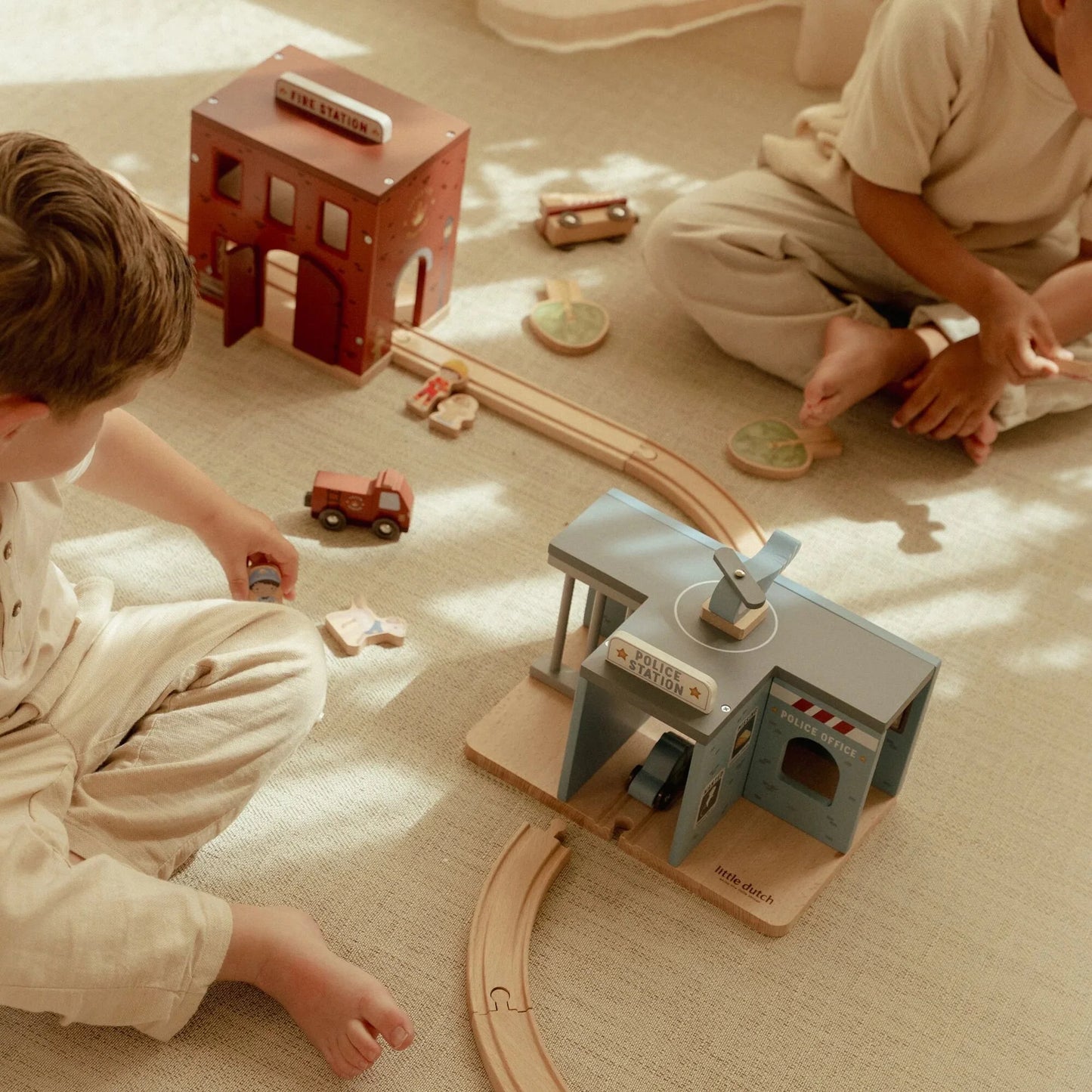 (Pre-Order) Little Dutch Wooden police station – Blue – Essentials