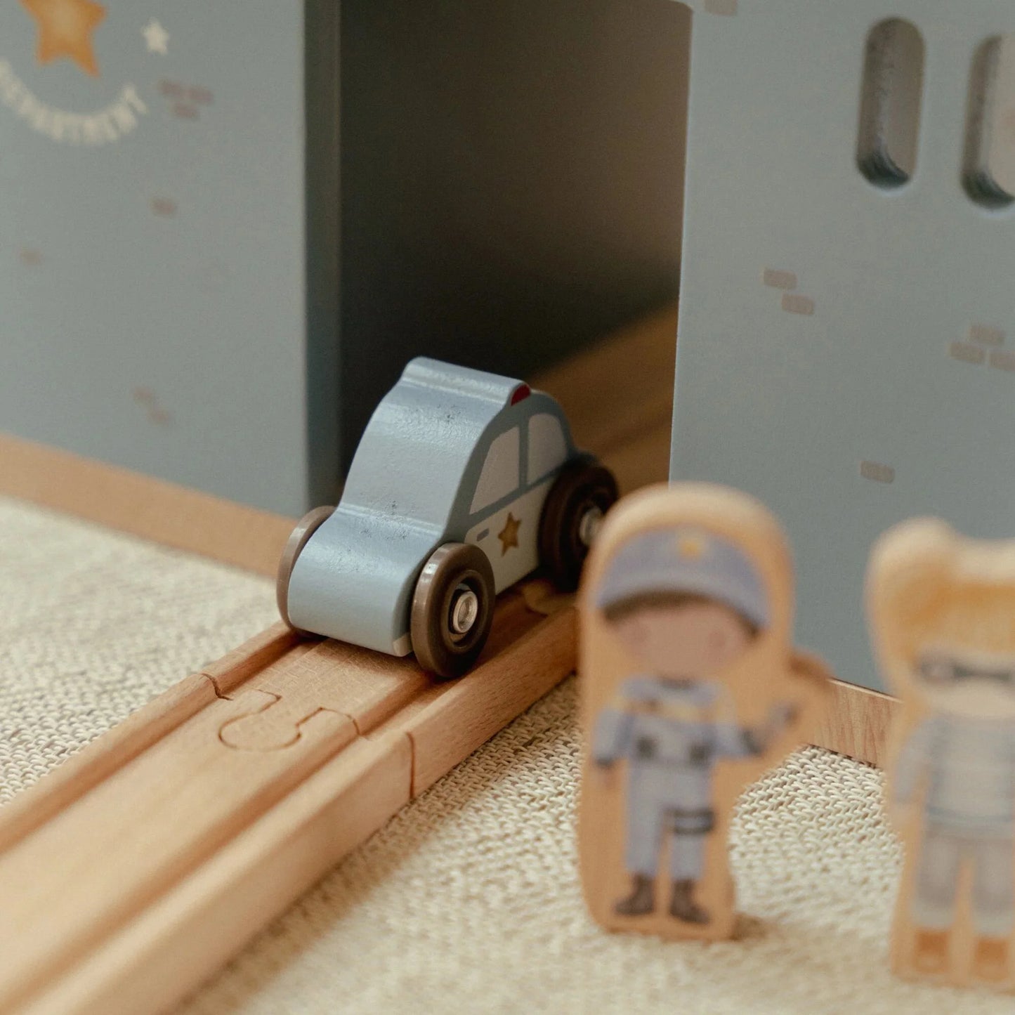 (Pre-Order) Little Dutch Wooden police station – Blue – Essentials