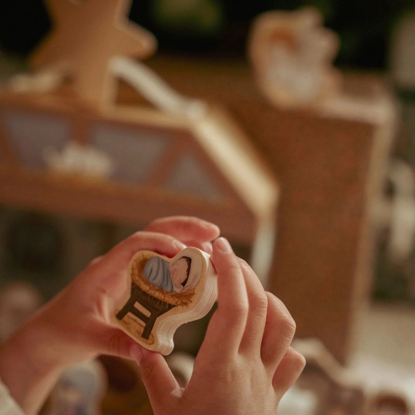 (Pre-Order) Little Dutch Nativity play case - green - essentials