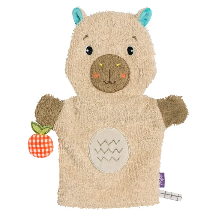 (Pre-Order) Fehn Washing Mitt Capybara Clara