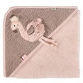 (Pre-Order) Fehn Hooded Bath Towel Flamingo