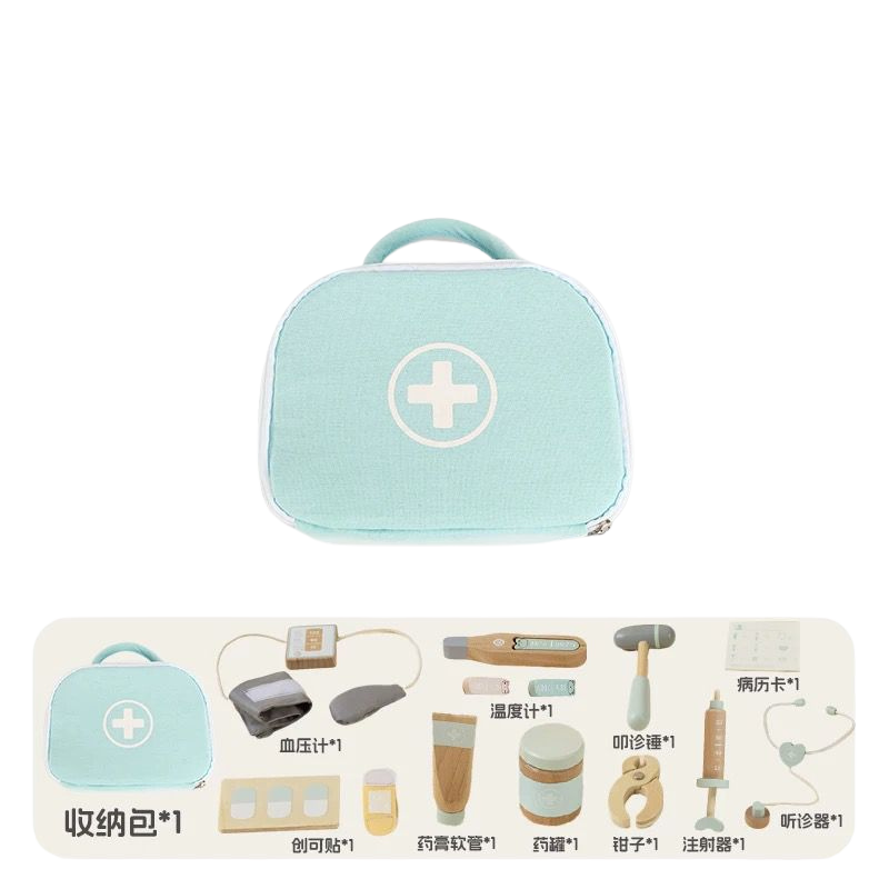 (Pre-Order) Wooden Doctor Play Set