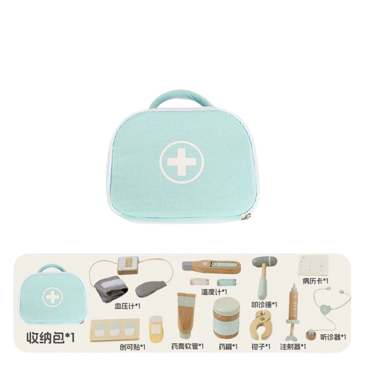 (Pre-Order) Wooden Doctor Play Set