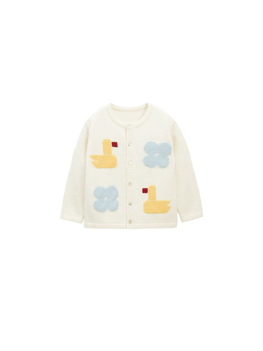 (Pre-Order) White Wheat Duck Sweater